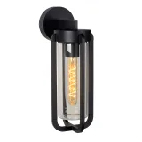 Lucide GARLAND - Wall light Outdoor - 1xE27 - IP44 - Black