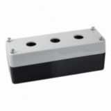 Control box enclosure, three holes, depth 60 mm