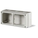 ENCLOSURE WITH 2 OMNIA SERIE CUTOUTS