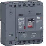 Moulded Case Circuit Breaker h3+ P160 TM ADJ 4P4D N0-100% 80A 25kA CTC