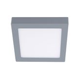 Know LED Flush Light 18W 4000K Square Grey