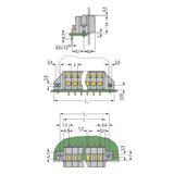 PCB terminal block 2.5 mm² Pin spacing 5 mm gray