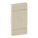 Cover plate Valena Life - regulation symbol - right-hand side mounting - ivory