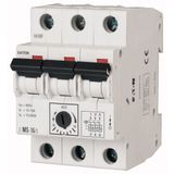 Motor-Protective Circuit-Breakers, 1-1,6A, 3p