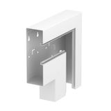 GS-AFF70210RW  Flat corner, for Rapid 80 channel, 70x210mm, pure white Steel