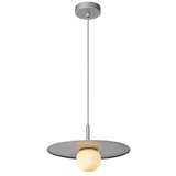 Lucide TOPHER - Pendant light - Ø 30 cm - 1xG9 - Satin Chrome