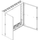 Wallcab.Cl.II IP54 WxHxD 1300x1400x225mm