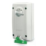 INTERLOCKED SOCKET 3P+N+E IP67 32A 2h