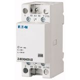 Installation contactor, 24VAC/50Hz, 2N/O+2N/C, 25A, 2HP