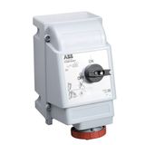 416MVS7WH Switched interlocked outlet