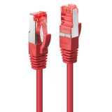 0.5m Cat.6 S/FTP Network Cable, Red RJ45, M/M, 250MHz, Copper, 27AWG