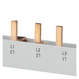 Pin busbar touch-safe, 16 mm2 4-pha...
