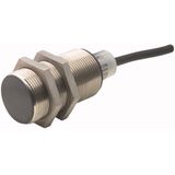Proximity switch, E57 Premium+ Series, 1 NC, 2-wire, 20 - 250 V AC, M30 x 1.5 mm, Sn= 10 mm, Flush, Stainless steel, 2 m connection cable