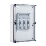 Fuse switch enclosure with XNH size 2, 3-pole