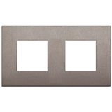 Plate 4M (2+2x71) metal matt titanium