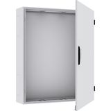 TG304S Wall-mounting cabinet, Field Width: 3, Number of Rows: 4, 650 mm x 800 mm x 225 mm, Isolated, IP55