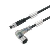 Sensor-actuator Cable (assembled), Connecting line, M8 / M12, Number o