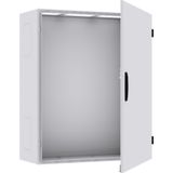 TW208S Wall-mounting cabinet, Field Width: 2, Number of Rows: 8, 1250 mm x 550 mm x 350 mm, Isolated, IP55