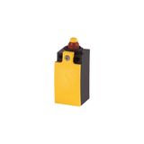 Position switch, Rounded plunger, Basic device, expandable, 2 N/O, Screwed terminal, Yellow, Insulated material, -40 - +70 °C