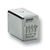 Relay, plug-in, 14-pin, 4PDT, 3 A, hermetically-sealed