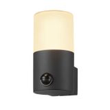 GRAFIT E27 round sensor, wall-mounted luminaires anthracite