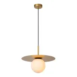 Lucide HAILEY - Hanging lamp - Ø 35 cm - 1xG9 - Matt Gold / Brass