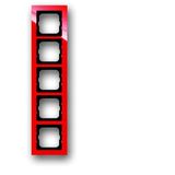 1725-287 Cover Frame Busch-axcent® Red