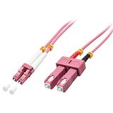 Fibre Optic Cable LC/SC OM4, 5m 50/125µm, Multimode