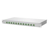 OpDAT fix patch panel VIK 12xLC-D APC OS2