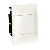 LEGRAND 1X8M FLUSH CABINET WHITE DOOR E+N TERMINAL BLOCK FOR DRY WALL