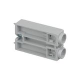 Cover-plate holder, double, standard