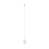 FENDA E27 pendant,white,without canopy & shade,open cable