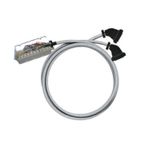 PLC-wire, Digital signals, 15-pole, Cable LiYCY, 2 m, 0.25 mm²