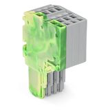 2-conductor female connector Push-in CAGE CLAMP® 1.5 mm² green-yellow/