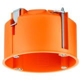 Cavity wall luminaire connection box with metal thread M5 for light hook