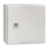 Wall-mounted enclosure 1 door IP65 H=250 W=250 D=155 mm