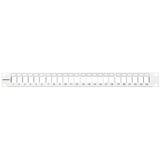 Patchpanel 19" empty for 24 modules (SFA)(SFB), 1U, RAL7035