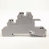 Allen-Bradley, 1492-J IEC Terminal Block, Two-Circuit Feed-Through Block, 2.5 mm (# 24 AWG - # 12 AWG), Two level block with a diode in forward bias between the 2 levels, Gray (Standard),