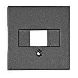 HDMI coupling cover, anthracite