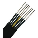 PVC Flat Cable for Medium-Level H07VVH6-F 4G25 black