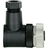 PSS67 M12 connector, angled,female,5pole