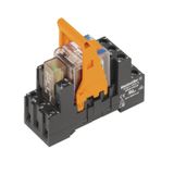 Relay module, 24 V DC, Green LED, Free-wheeling diode, 3 CO contact (A