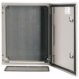 Wall enclosure with mounting plate, HxWxD=500x400x200mm