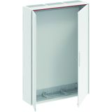 B37 ComfortLine B Wall-mounting cabinet, Surface mounted/recessed mounted/partially recessed mounted, 252 SU, Grounded (Class I), IP44, Field Width: 3, Rows: 7, 1100 mm x 800 mm x 215 mm