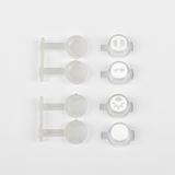 Button set for 17865, 17867 white