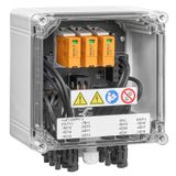 Combiner Box (Photovoltaik), 1100 V, 1 MPP, 3 Inputs / 3 Outputs per M