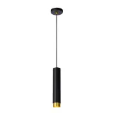 Lucide FLORIS - Pendant light - Ø 5,9 cm - 1xGU10 - Black