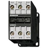 Contactor, 11kW, 24A AC3, 50A AC1, 3-pole, 1NO, 24VDC