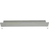 Plinth, front plate for HxW 100 x 800mm, grey
