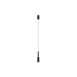 Sandy Black Aluminium  LED 7 Watt 220-240 Volt  703Lm 3000K IP20  D: 4 H: 200 cm Adjustable  Height